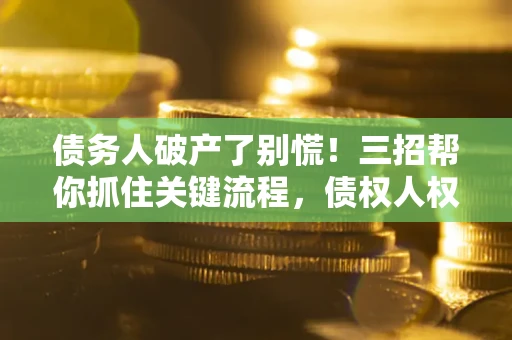 武汉债务人破产了别慌！三招帮你抓住关键流程，债权人权益不再缩水