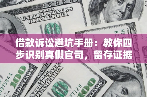 武汉借款诉讼避坑手册：教你四步识别真假官司，留存证据不踩雷
