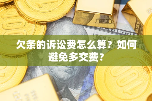 武汉欠条的诉讼费怎么算？如何避免多交费？