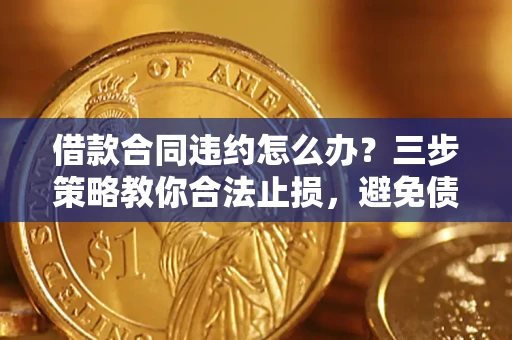 武汉借款合同违约怎么办？三步策略教你合法止损，避免债务危机升级