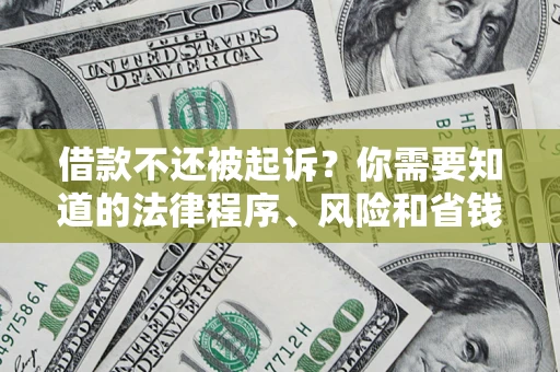 武汉借款不还被起诉？你需要知道的法律程序、风险和省钱技巧
