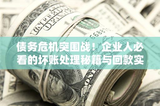 武汉债务危机突围战！企业人必看的坏账处理秘籍与回款实战指南